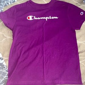 Purple Champion short sleeve T-shirt